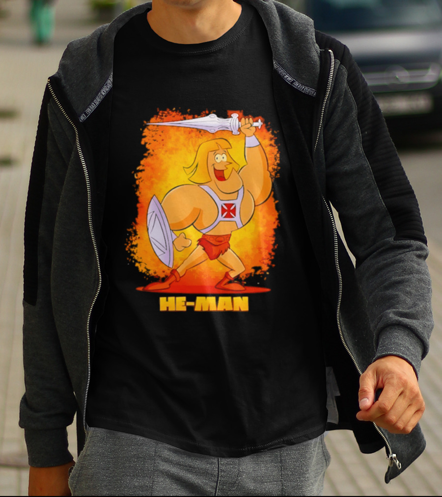 He Man Power Sword Masters Of The Universe Retro 80s T-Shirt