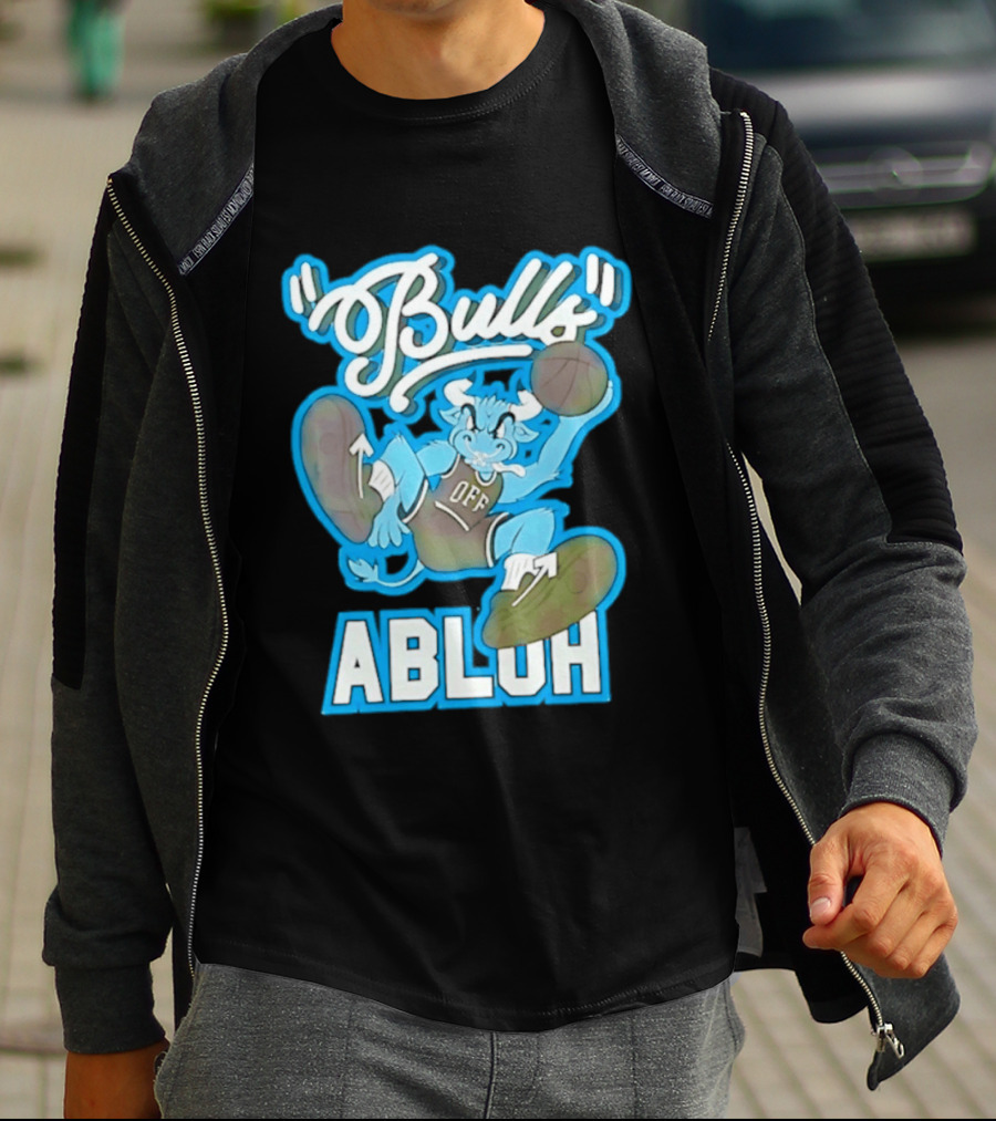 Bulls Abloh Off Basketball Slam Dunk T-Shirt