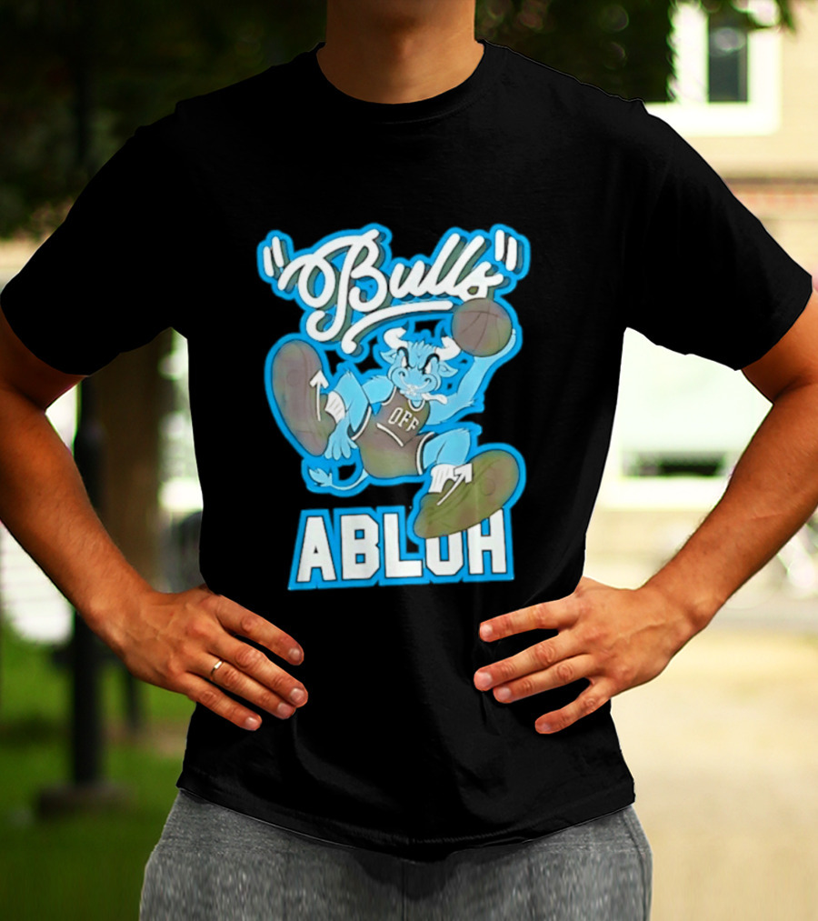 Bulls Abloh Off Basketball Slam Dunk T-Shirt