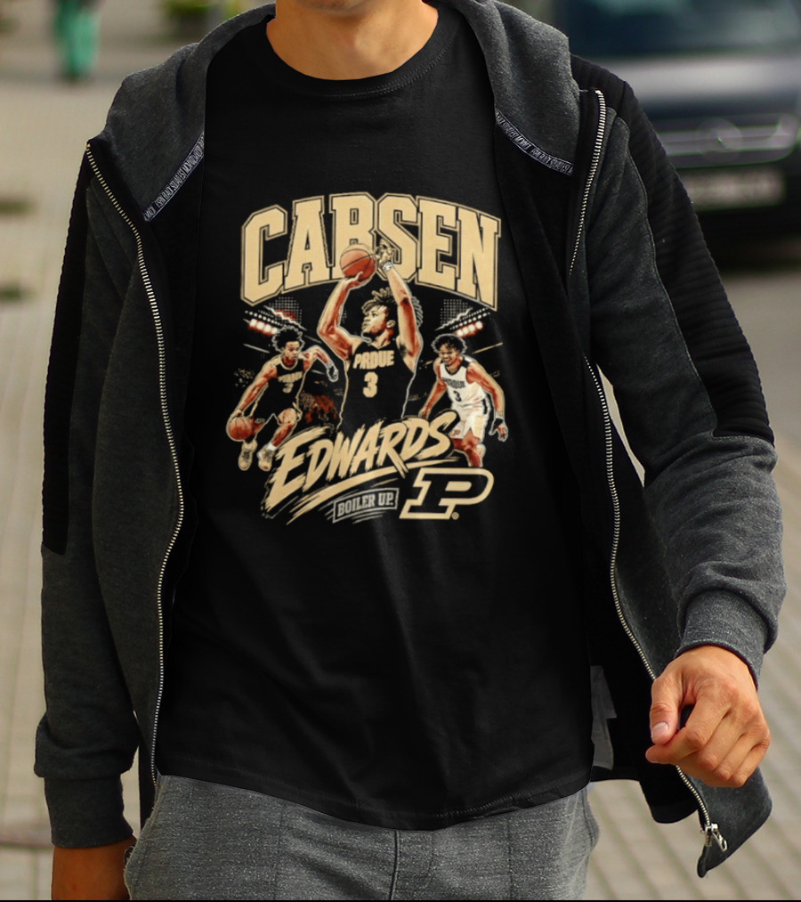 Carsen Edwards Boiler Up Purdue Boilermakers Basketball P Team 3 T-Shirt