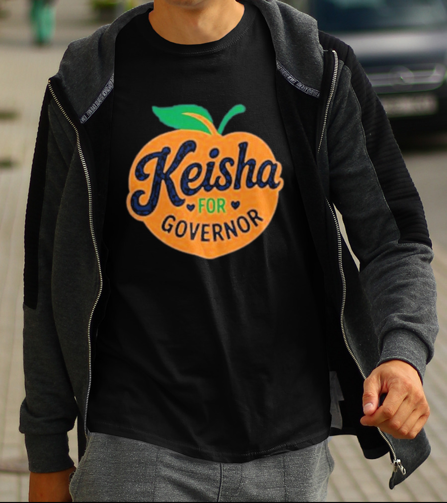 Keisha For Governor Peach T-Shirt