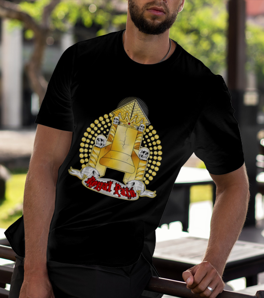 Kyng Wrestling Royal Throne And Crown Design Royal Pain T-Shirt