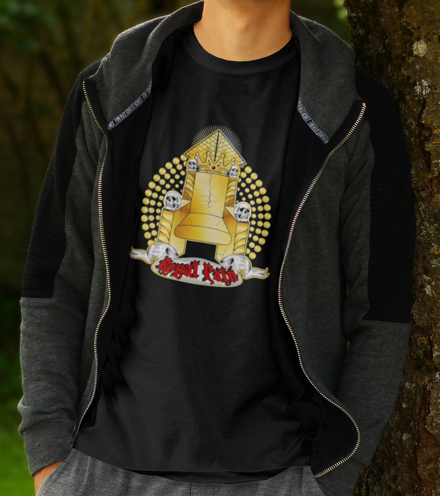 Kyng Wrestling Royal Throne And Crown Design Royal Pain T-Shirt