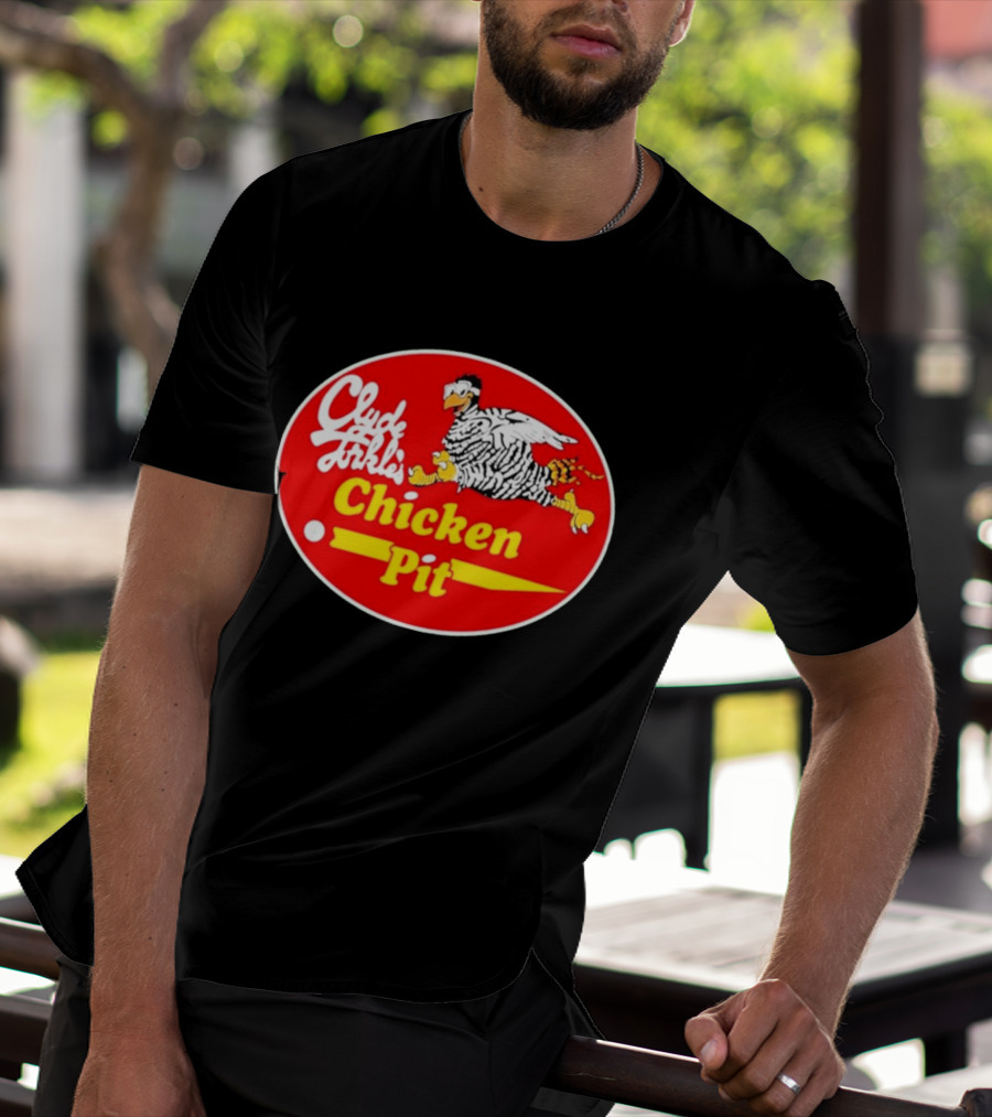 Clyde Torkel's Chicken Pit Stroker Ace Racing Theme Retro 1983 T-Shirt