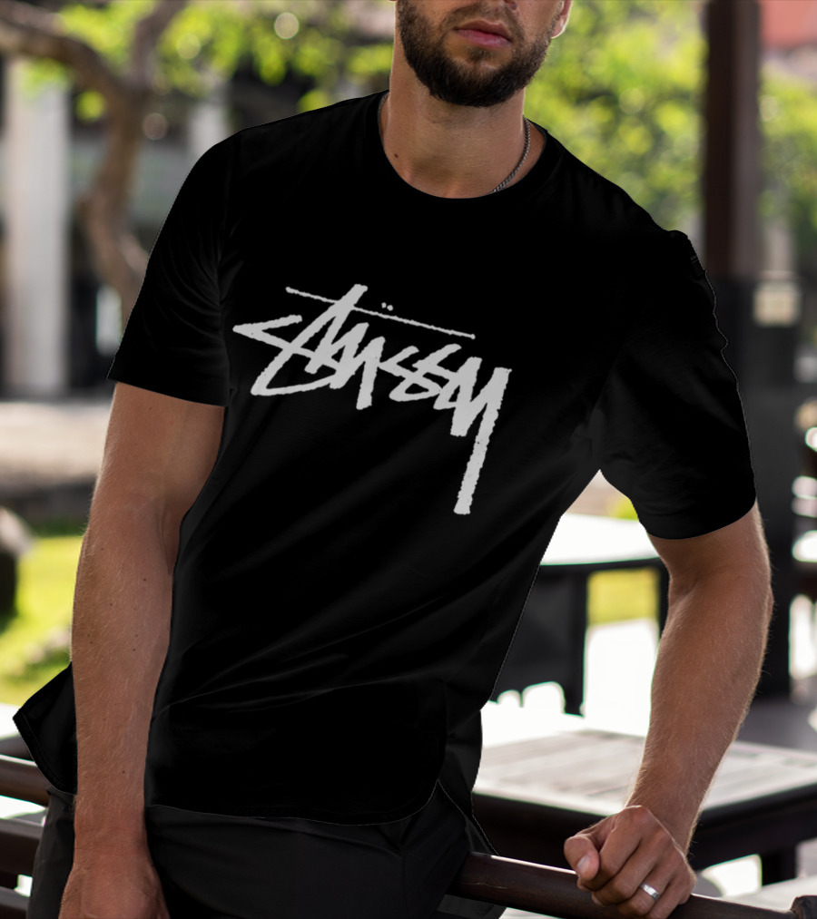 Stussy Yin Yang Pigment Dyed Retro Style Streetwear T-Shirt