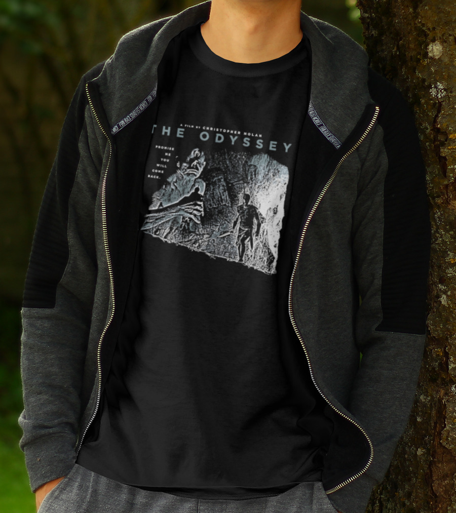 The Odyssey Christopher Nolan Promise Me You Will Come Back Greek Mythology T-Shirt