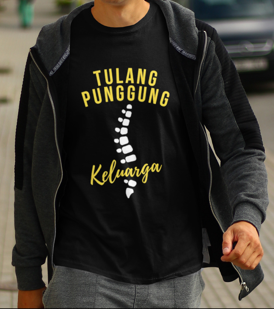Tulang Punggung Keluarga Family Backbone Spine T-Shirt