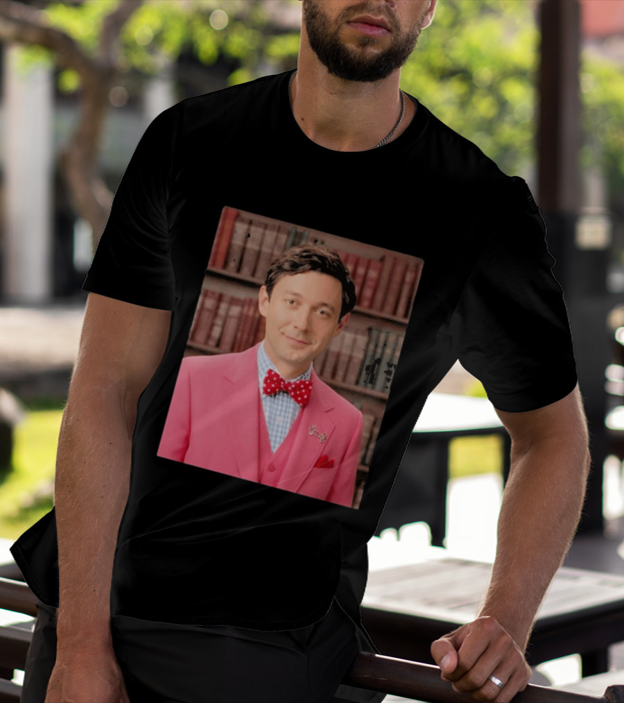 Pinky Herman Jon Ossoff Bow Tie Suit T-Shirt