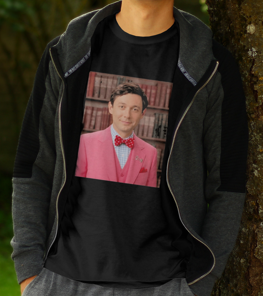 Pinky Herman Jon Ossoff Bow Tie Suit T-Shirt