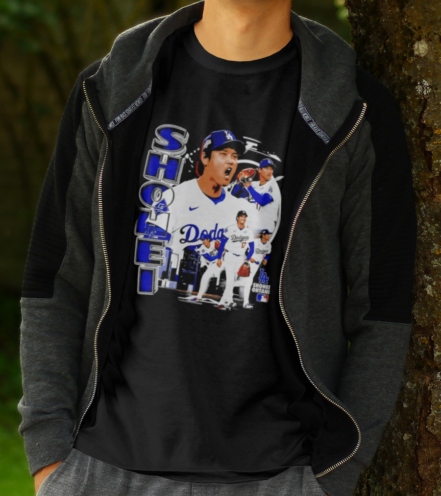 Shohei Ohtani Los Angeles Dodgers MLB 2026 Dodgers Collage T-Shirt