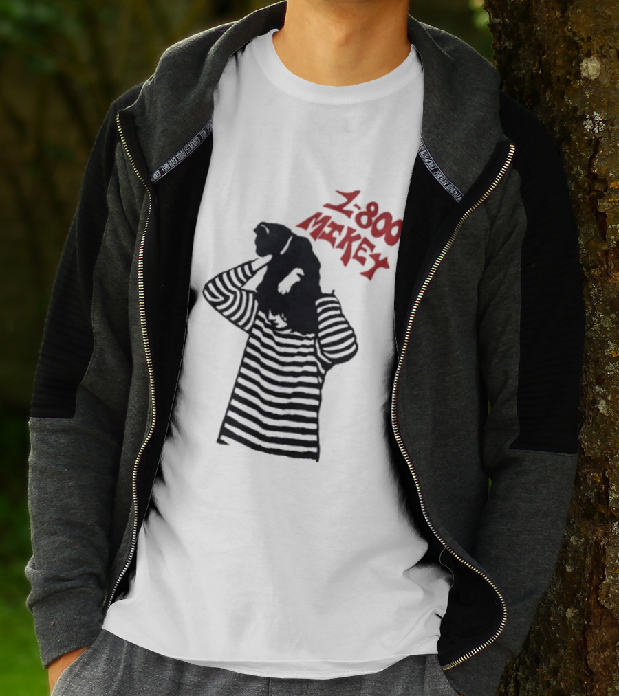 1 800 Mikey Striped Sweater T-Shirt