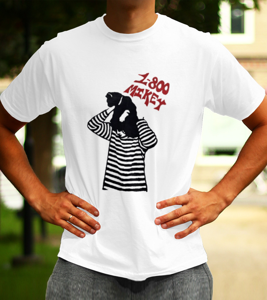 1 800 Mikey Striped Sweater T-Shirt