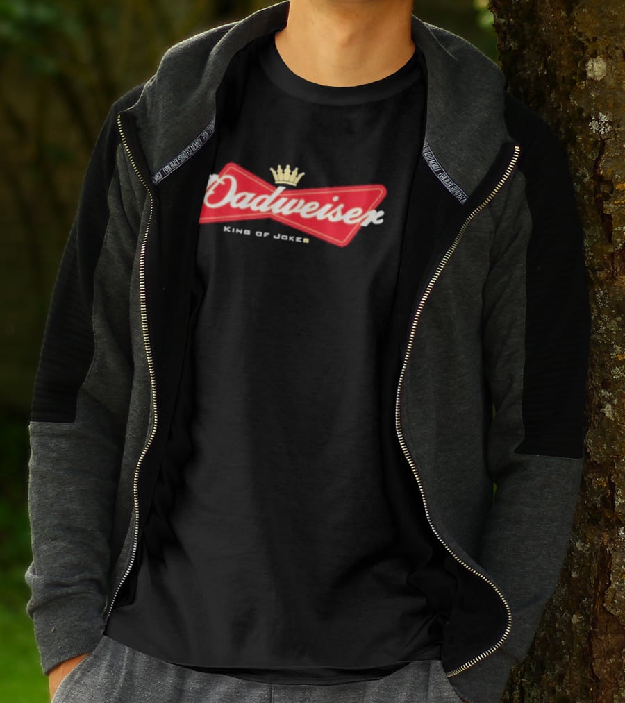 Dadweiser King Of Jokes Crown T-Shirt