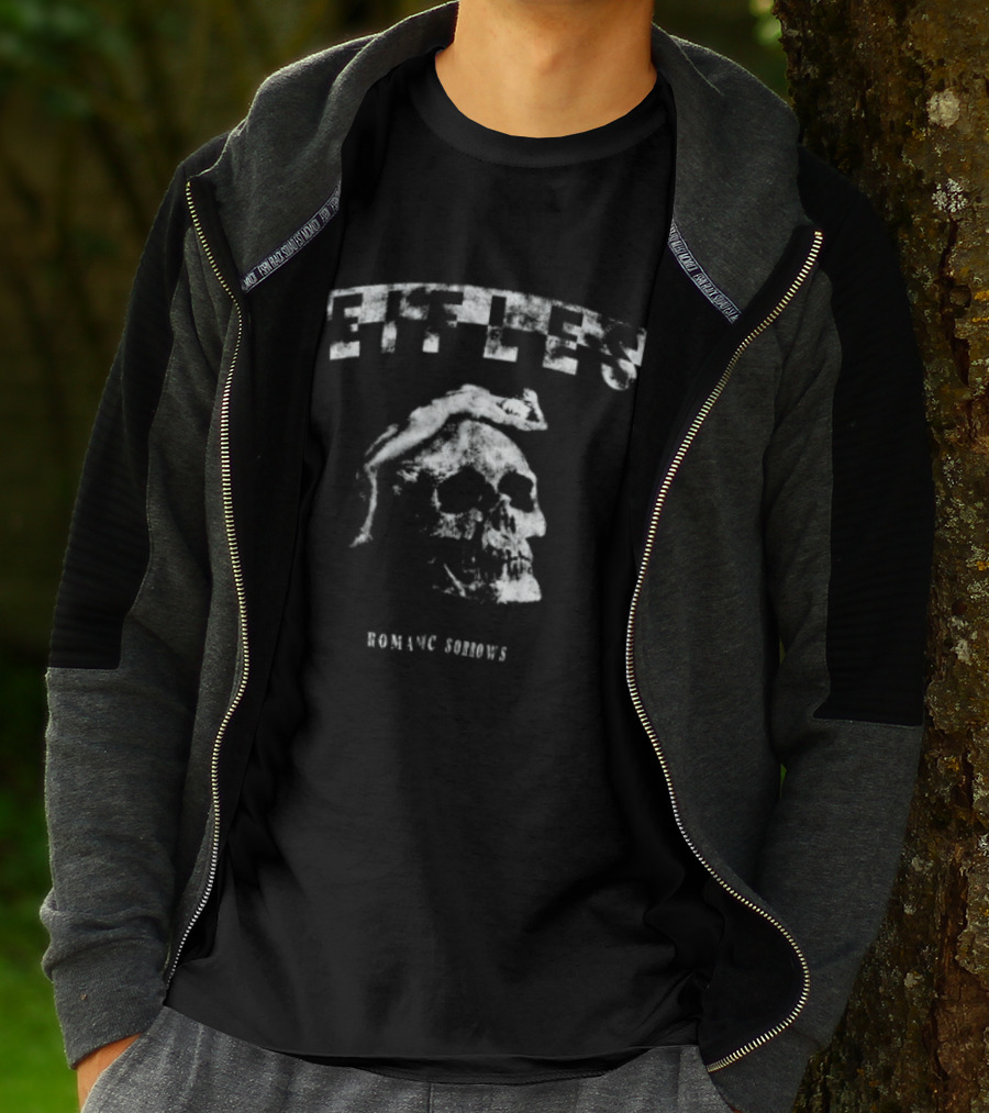 Eifles Romanc Sorrows Skull Gothic Dark T-Shirt