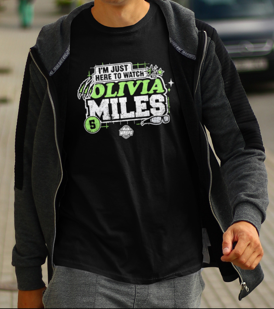I'm Just Here To Olivia Miles 5 Minnesota Lynx WNBA T-Shirt