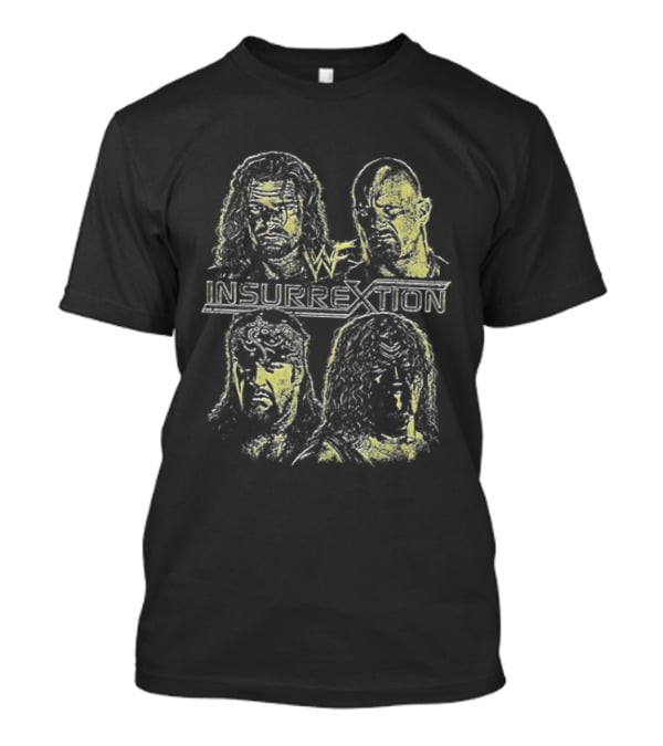 WWE Insurrextion World Wrestling Federation Presents Two Sided Wrestlers Edition T-Shirt