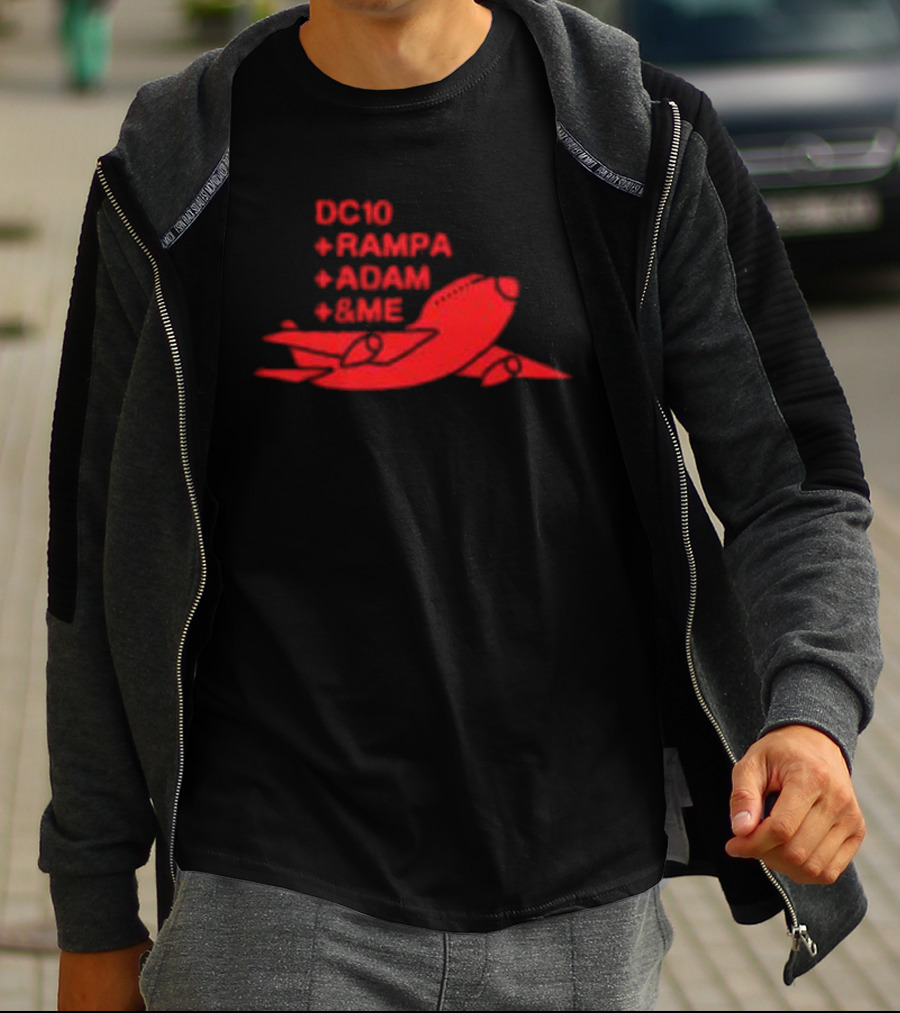 Keinemusik DC10 Rampa Adam &Me 2026 Airplane Collaboration T-Shirt