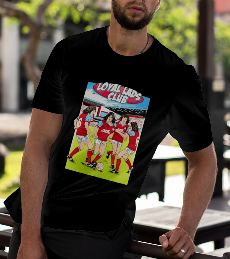 Loyal Lads Club Black Sabbath Heavy Metal Football Team Retro Comic T-Shirt