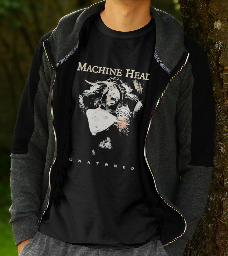 Machine Head Unatøned Abstract Face T-Shirt