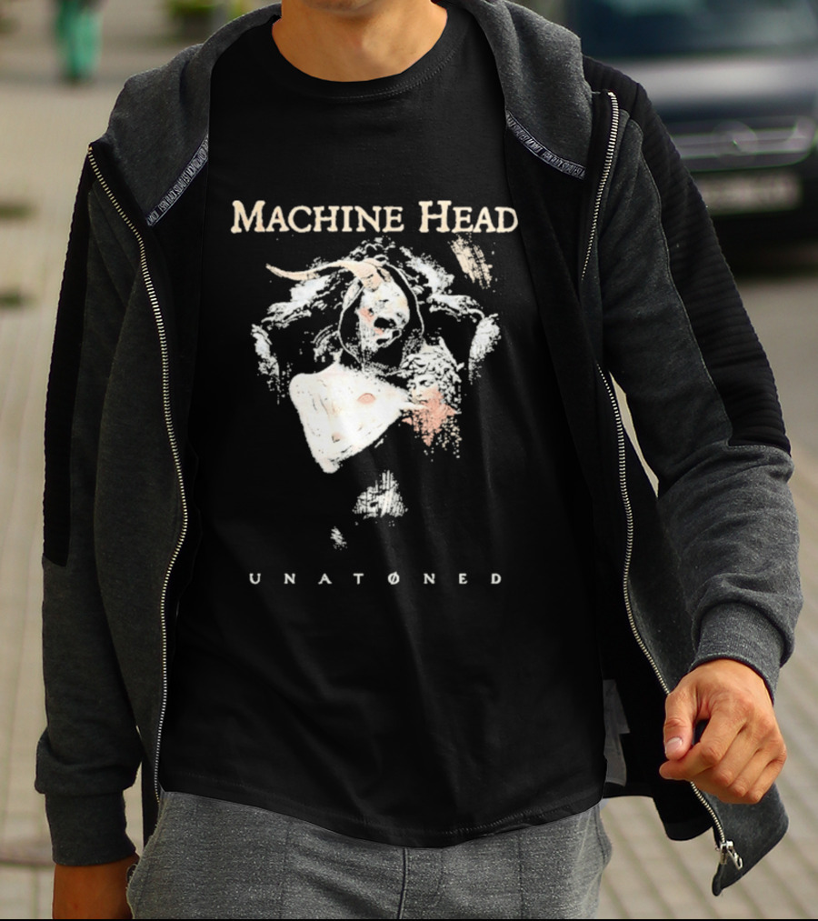 Machine Head Unatøned Abstract Face T-Shirt