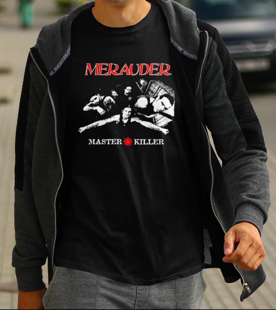 Merauder Master Killer Hardcore Metal Iconic Album T-Shirt