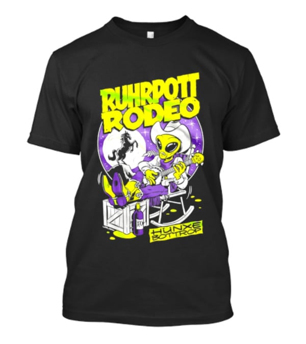 Ruhrpott Rodeo Hunxe Bottrop Extraterrestrial Banjo Player T-Shirt