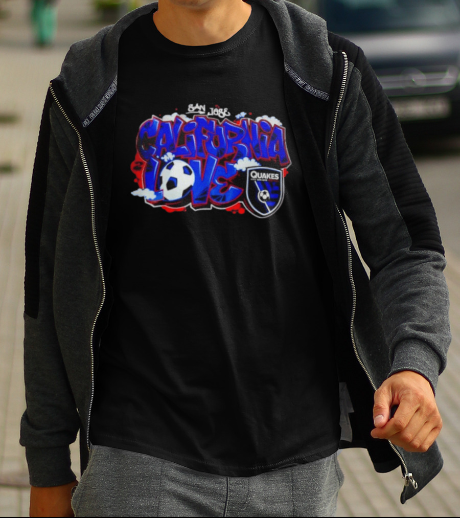 San Jose California Love Quakes Soccer 1974 T-Shirt