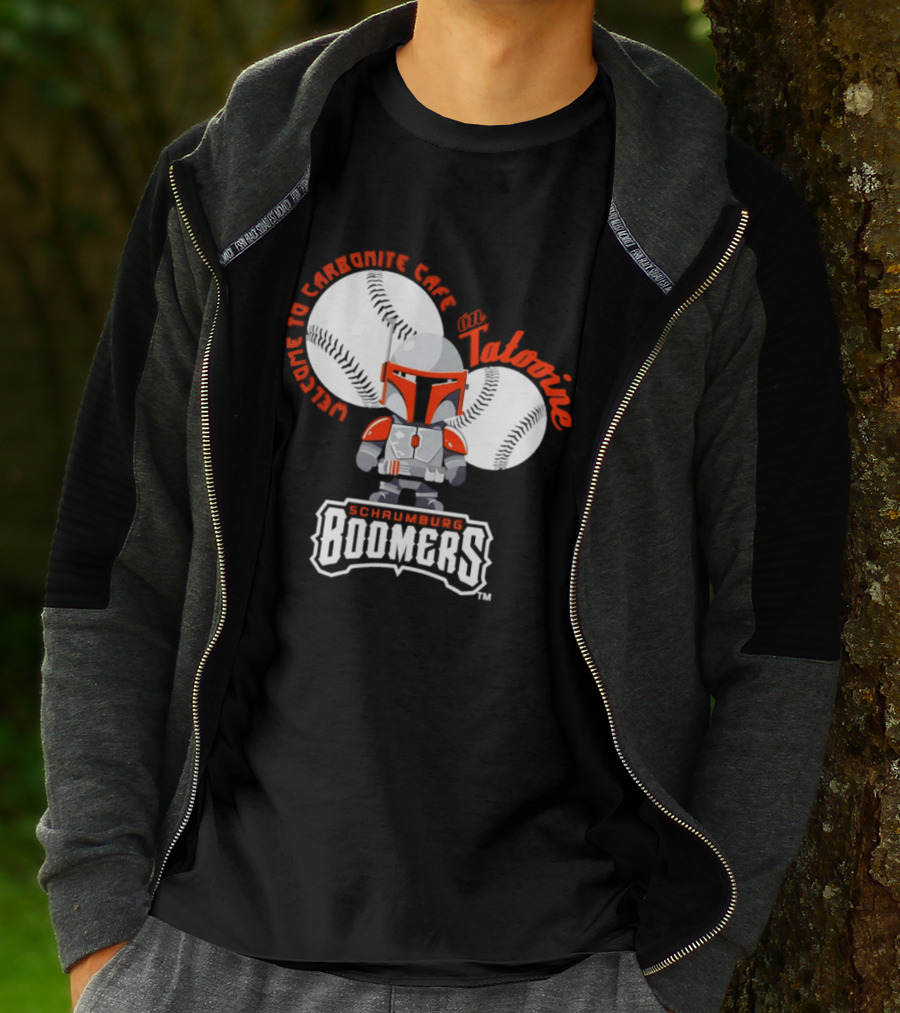 Schaumburg Boomers Welcome To Carbonite Cafe On Tatooine T-Shirt