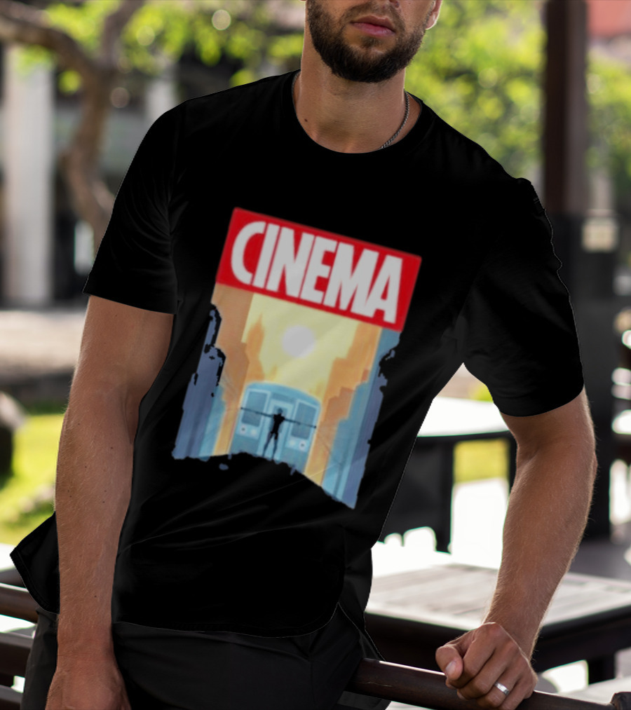Screencrush Cinema Spidey Subway Sunset Scene T-Shirt
