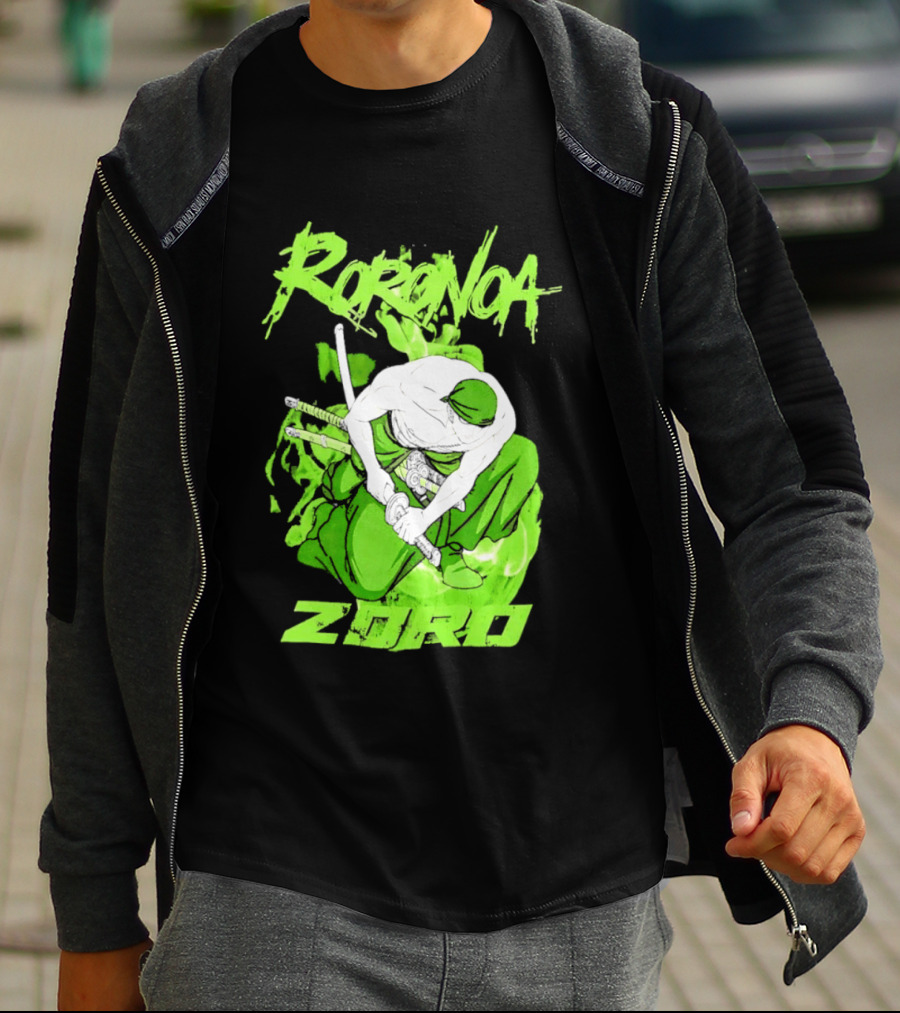 Roronoa Zoro Tonal One Piece Anime T-Shirt