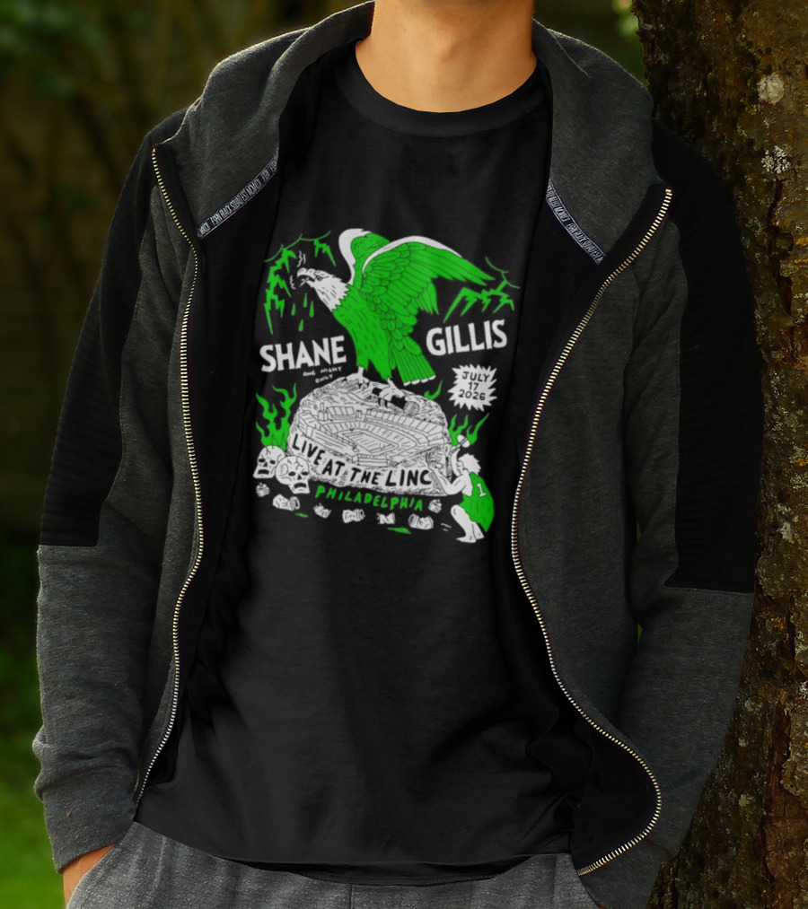 Shane Gillis Live At The Linc Philadelphia July 17 2026 Eagle T-Shirt