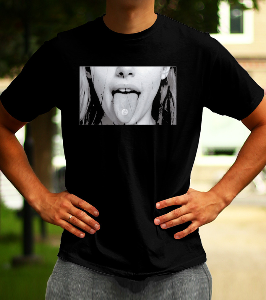 Ouija Macc Sunken Church Omen Acid Tab Tongue T-Shirt