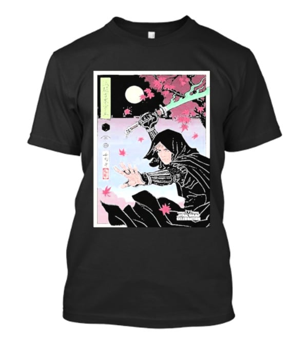 Star Wars Celebration Japan 2025 Luke Skywalker Samurai Art Final Reveal T-Shirt