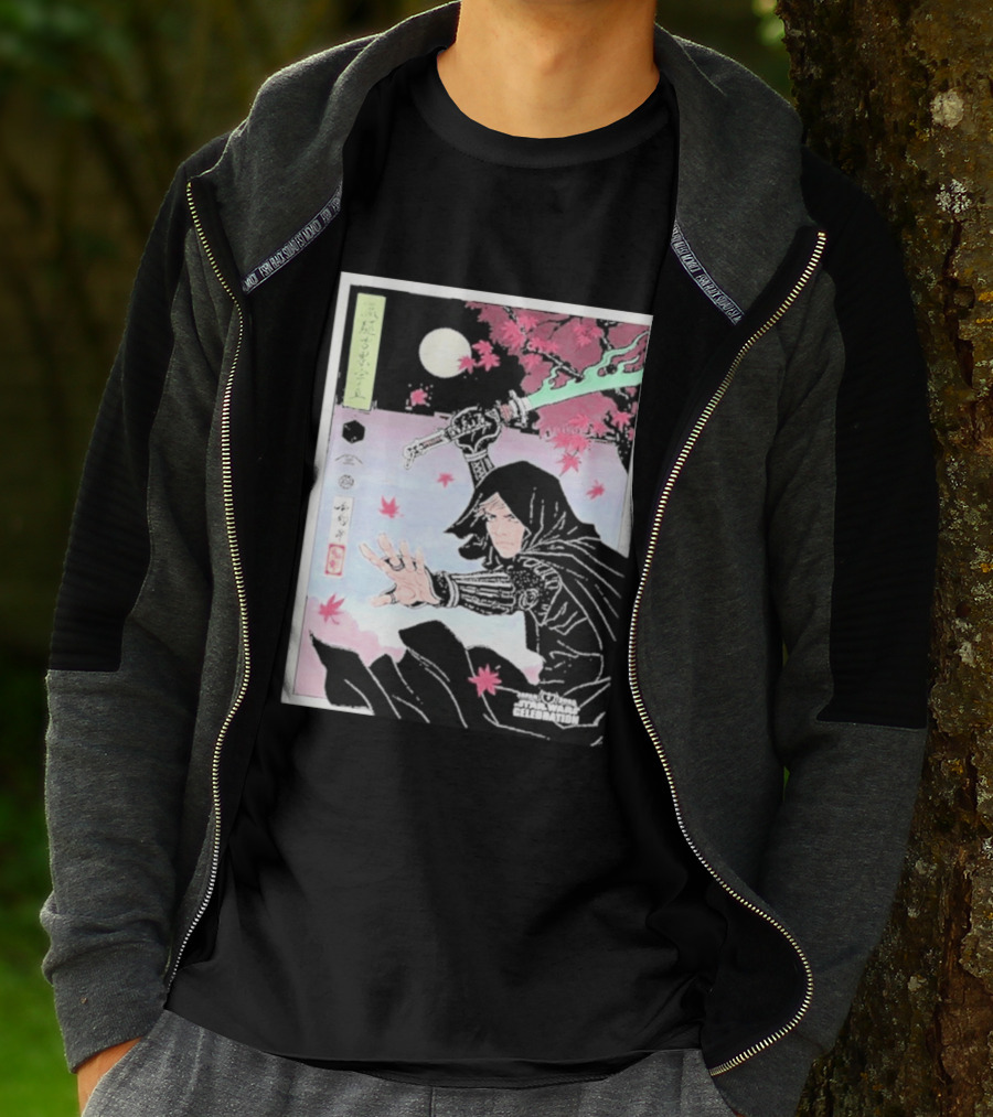 Star Wars Celebration Japan 2025 Luke Skywalker Samurai Art Final Reveal T-Shirt