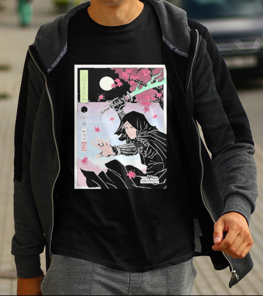 Star Wars Celebration Japan 2025 Luke Skywalker Samurai Art Final Reveal T-Shirt