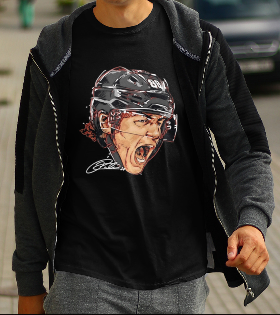 Patrick Kane Chicago Blackhawks NHL Hockey 88 Fierce Expression T-Shirt
