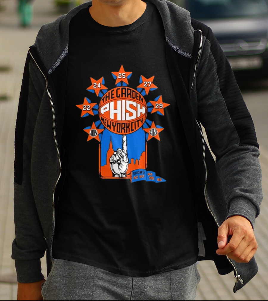 Phish The Garden July 2026 New York City Shows 92 93 94 95 96 T-Shirt