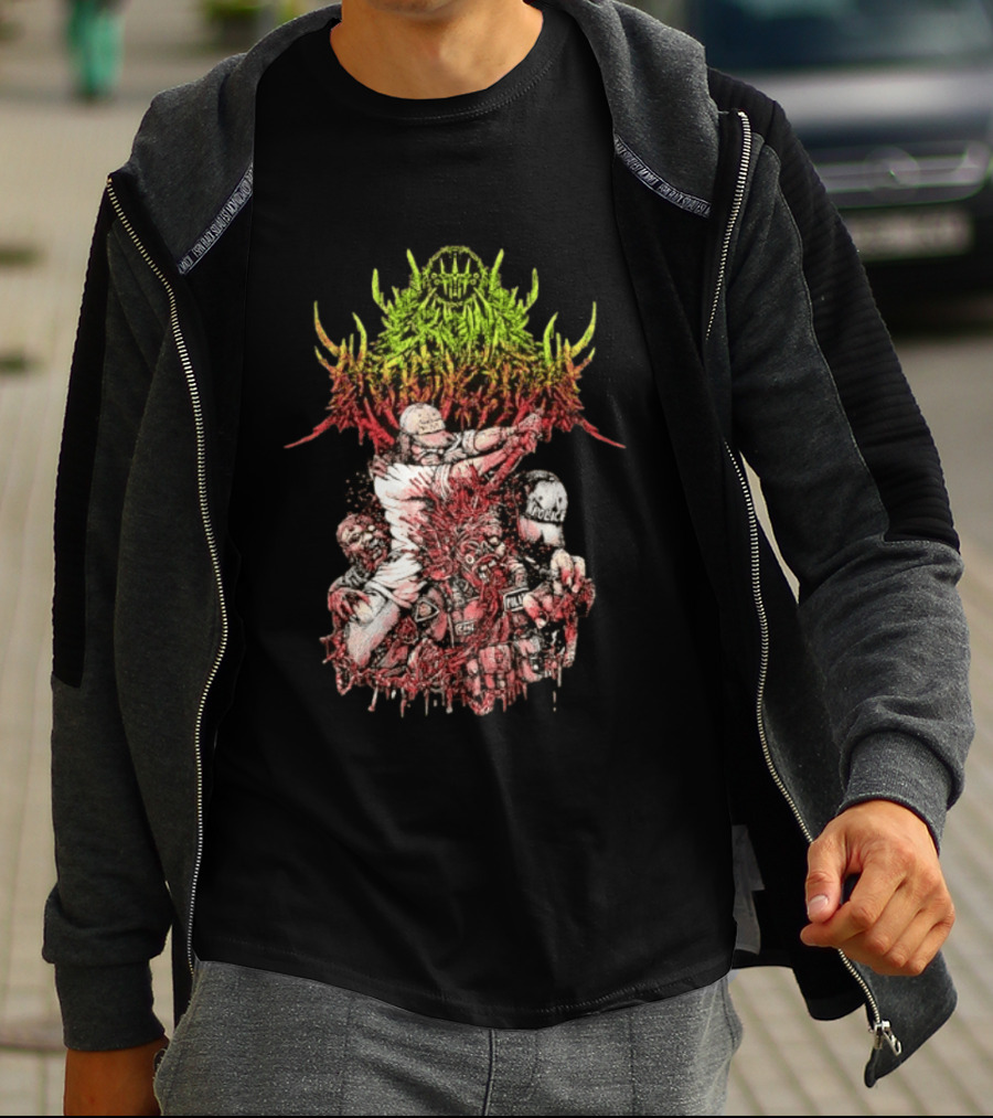 Police Brutality Zombie Death Metal Gore T-Shirt