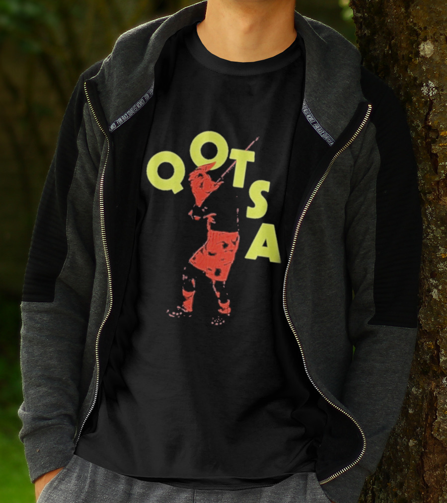 Queens Of The Stone Age QOTSA Executioner Bold Red Yellow T-Shirt