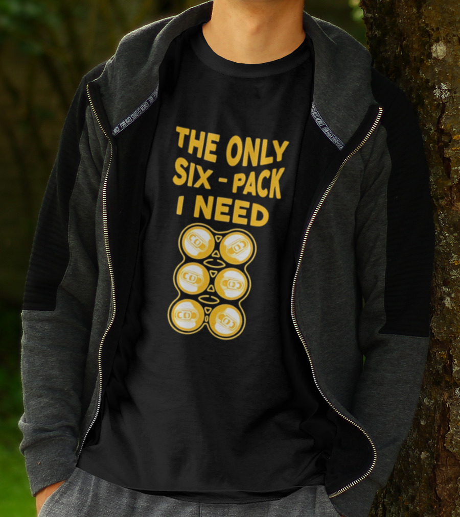 The Only Six Pack I Need Beer Cans T-Shirt