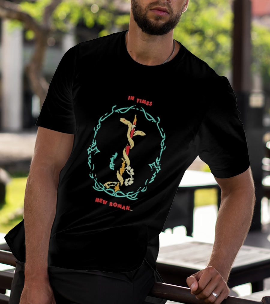Queens Of The Stone Age In Times New Roman Snake T-Shirt