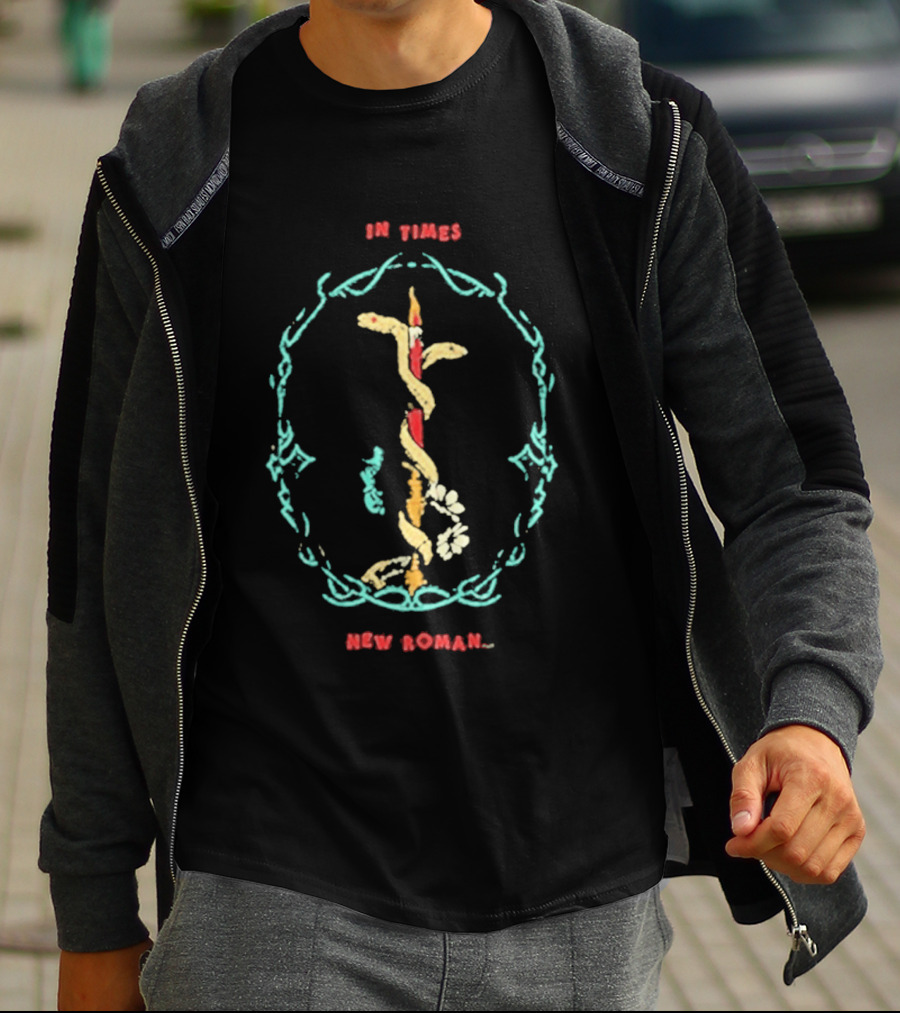 Queens Of The Stone Age In Times New Roman Snake T-Shirt