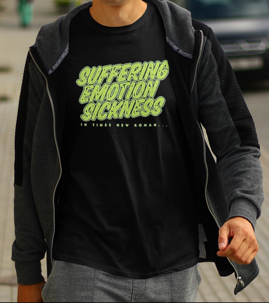 Suffering Emotion Sickness In Times New Roman Queens Of The Stone Age T-Shirt