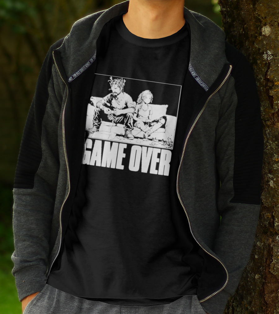 The Reel Rejects TLOU Game Over Couch Scene T-Shirt