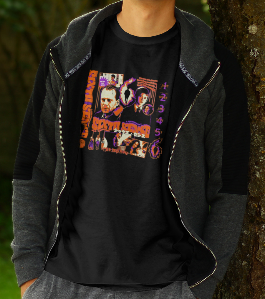 The Sixth Sense I See Dead People Movie With Characters T-Shirt