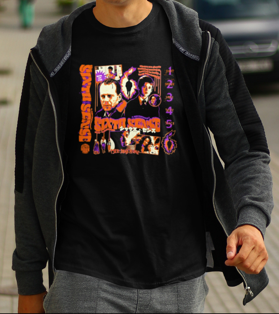 The Sixth Sense I See Dead People Movie With Characters T-Shirt