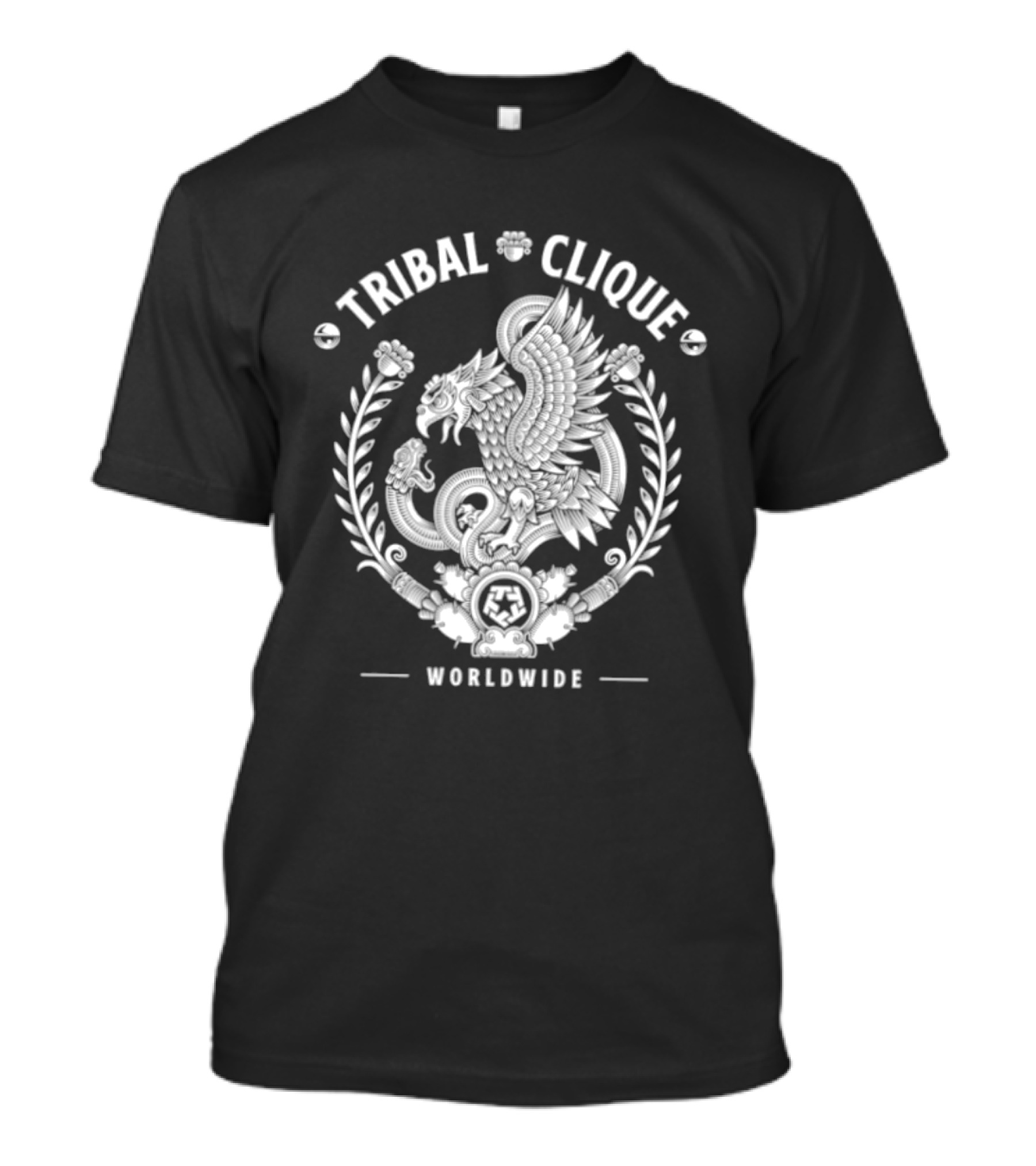 Tribal Clique Worldwide Eagle And Snake T-Shirt