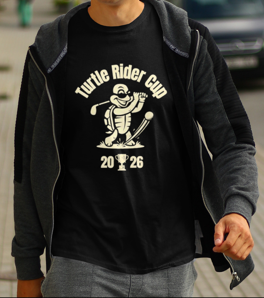 Turtle Rider Cup 2026 Golfing Turtle Event T-Shirt