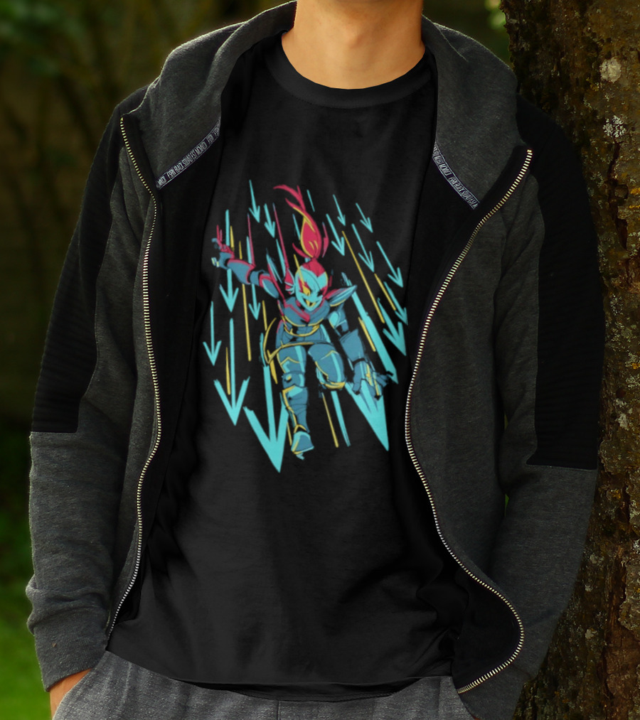 Undyne Onslaught 10th Anniversary Undertale T-Shirt