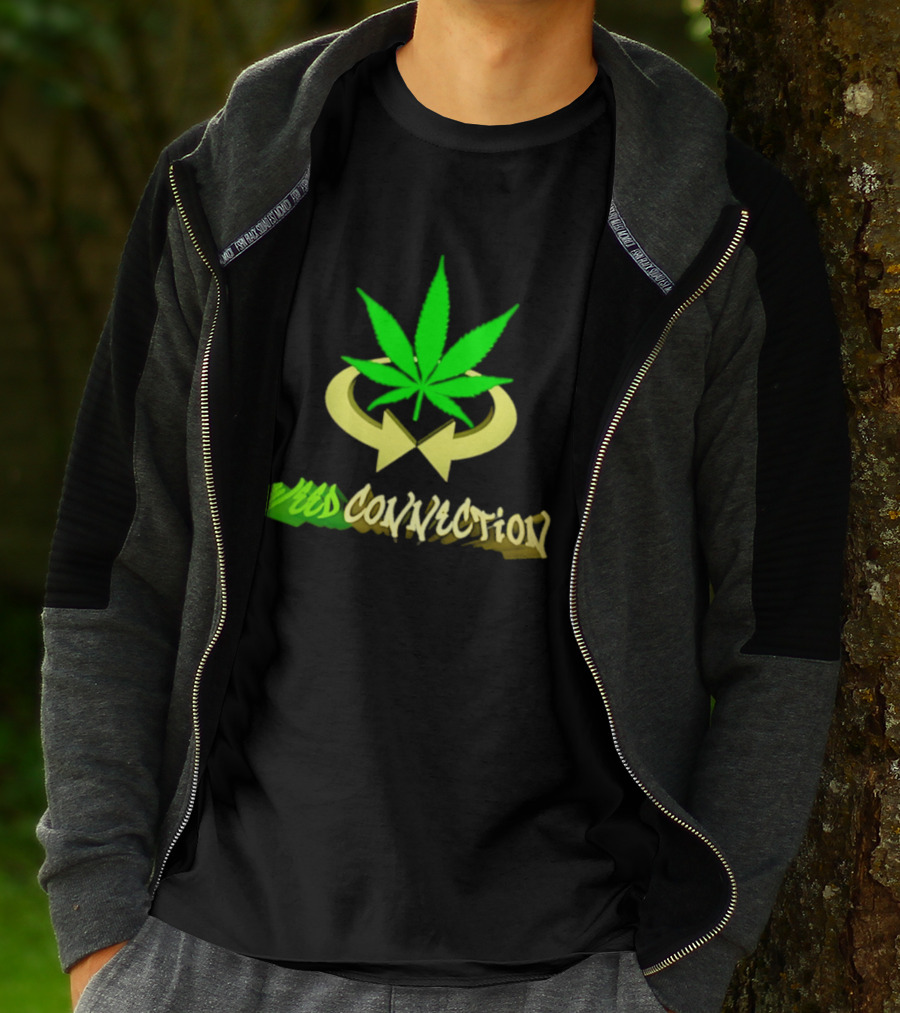 Cannabis Leaf Symbol Weed Connection T-Shirt